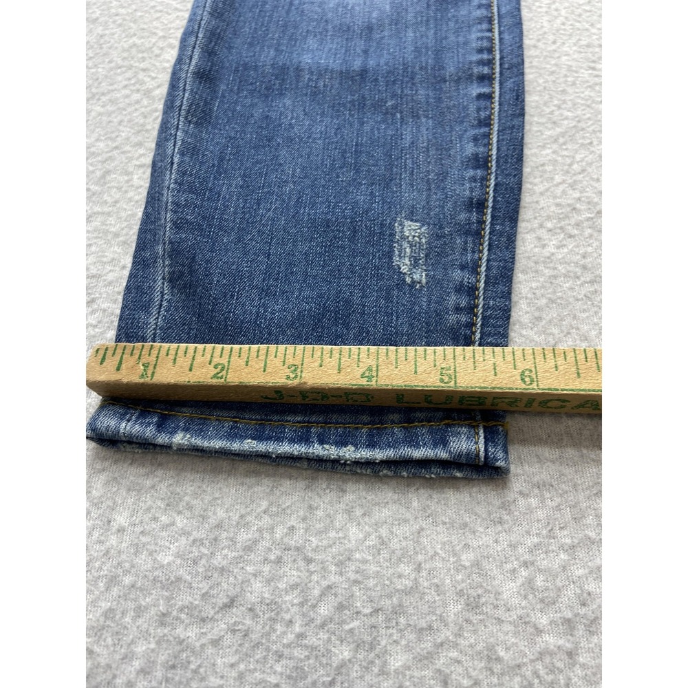 Judy Blue Jeans Womens 30 Relaxed Fit Distressed Ripped Denim Stretch Casual Pan - Picture 10 of 13